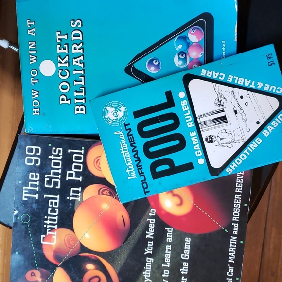 3 Pool Game Books - Picture 1 of 6